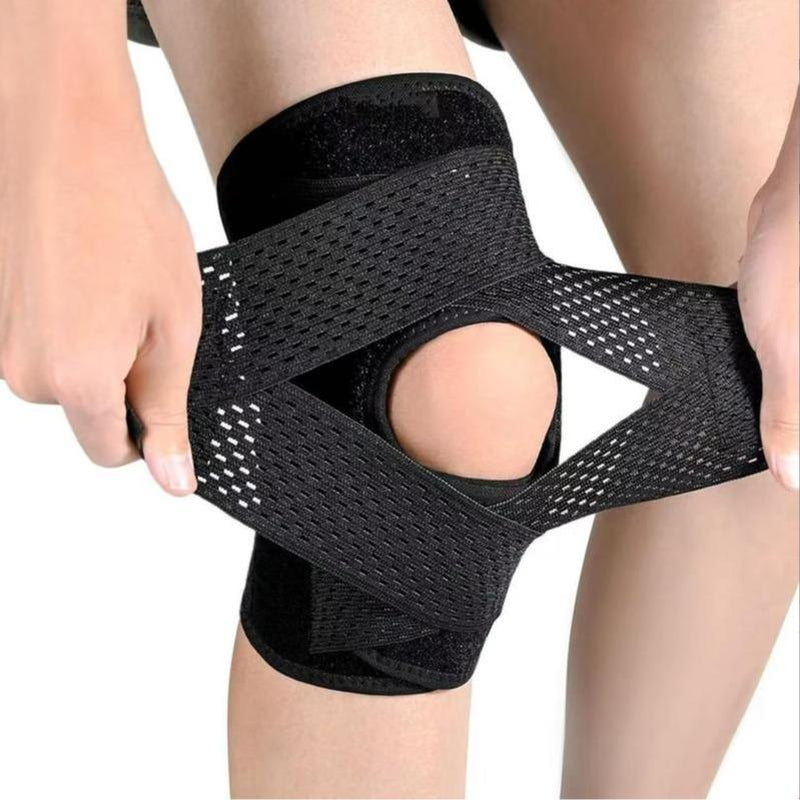 Knee Brace with Side Stabilizers for Meniscal Tear Knee Pain ACL MCL Arthritis Injuries Recovery Breathable Adjustable Knee Support for Men and Women