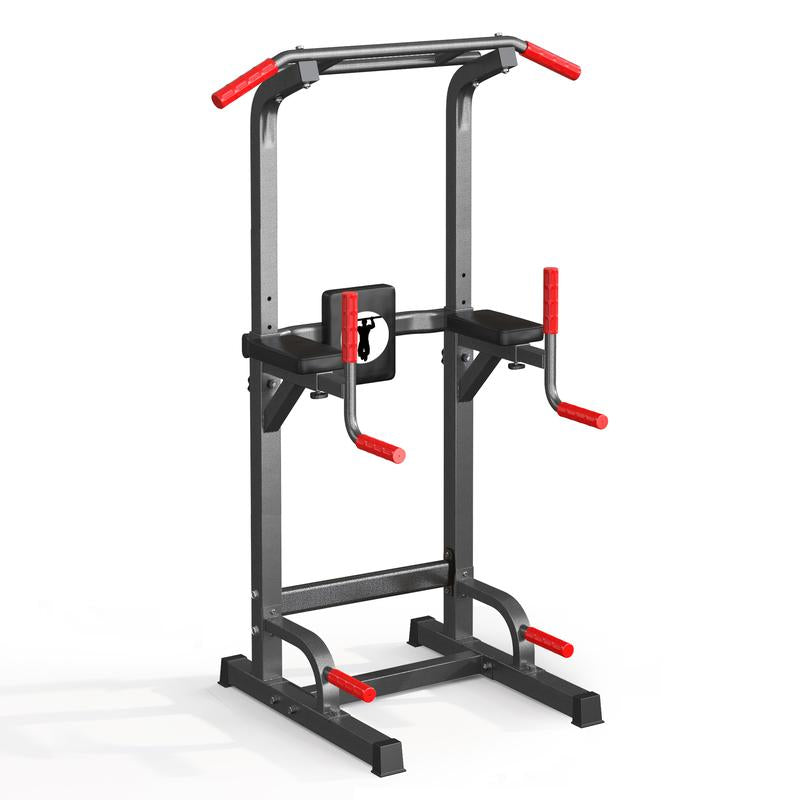 500LB Beast Mode 10-Level Adjustable Power Tower Pull up Bar + Dip Stand + 5-In-1 Strength Training All-Level Home Gym (Beginner ,Friendly),Adjustable Heavy Duty Power Tower,Pullup, Machine,Home Gym Equipment