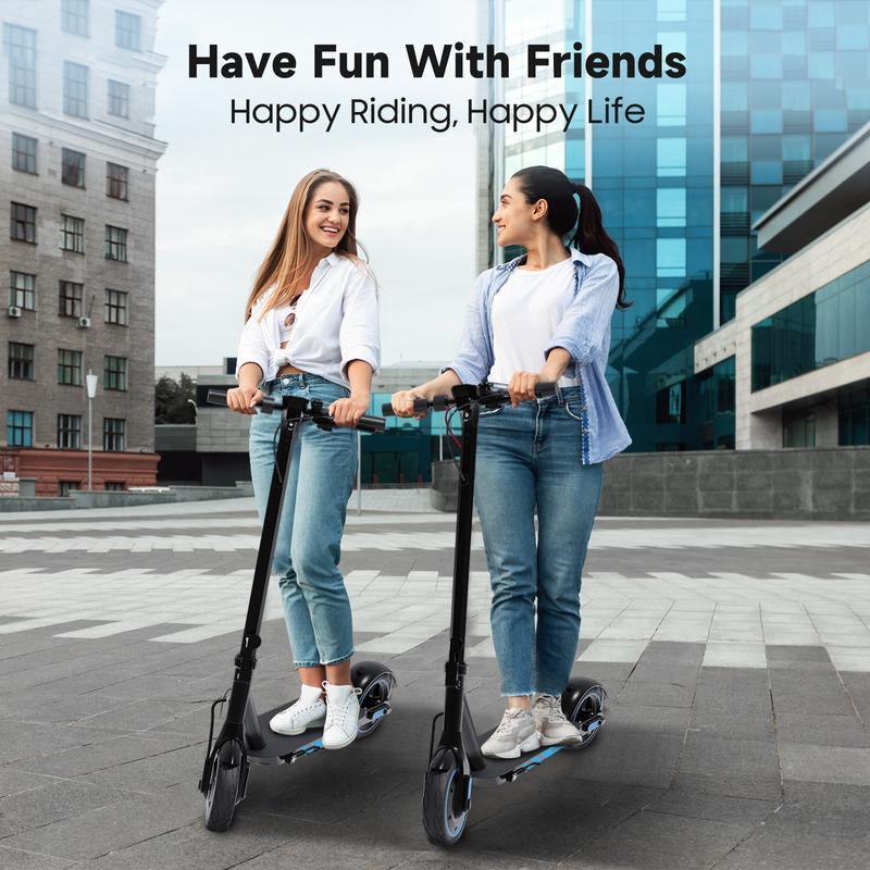Electric Scooter 500W Motor for Adult with 10" Vacuum Big Tire,Max Speed 25Mph,Foldable & Portable Escooter for Commuting,Electric Kick Scooter with APP Control 36V 10.5AH Battery Foldable Scooter Dual Brake