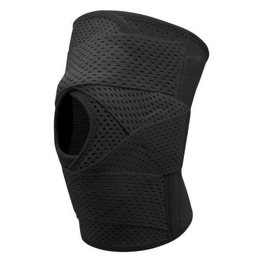 OLLAS 1Pc plus Size Knee Compression Wrapbrace (Order a Size Up), Breathable Adjustableknee Brace for Men and Women, Knee Bracewith Side Stabilizers Leg Supporter