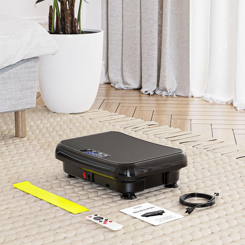 Vibration Plate Exercise Machine: TISSCARE Vibrating Plates for Lymphatic Drainage and Weight Loss, 300Lbs Capacity Full Body Power Shake Workout Platform for Home Cardio Fitness