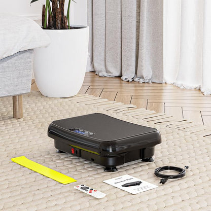 Vibration Plate Exercise Machine: TISSCARE Vibrating Plates for Lymphatic Drainage and Weight Loss, 300Lbs Capacity Full Body Power Shake Workout Platform for Home Cardio Fitness