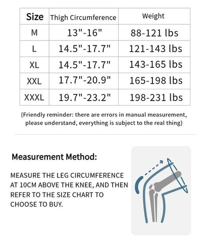 OLLAS 1Pc plus Size Knee Compression Wrapbrace (Order a Size Up), Breathable Adjustableknee Brace for Men and Women, Knee Bracewith Side Stabilizers Leg Supporter