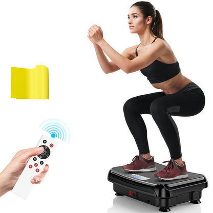 Vibration Plate Exercise Machine: TISSCARE Vibrating Plates for Lymphatic Drainage and Weight Loss, 300Lbs Capacity Full Body Power Shake Workout Platform for Home Cardio Fitness