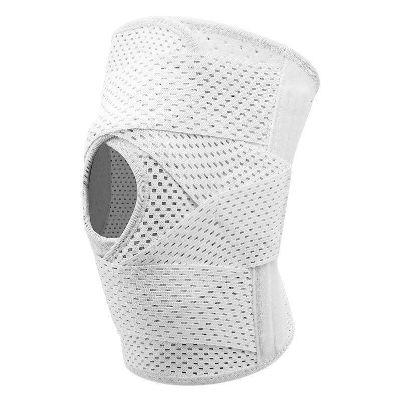 OLLAS 1Pc plus Size Knee Compression Wrapbrace (Order a Size Up), Breathable Adjustableknee Brace for Men and Women, Knee Bracewith Side Stabilizers Leg Supporter