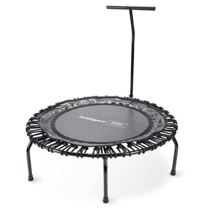Jumpsport round Home Fitness Indoor Mini Rebounder Trampoline for Adults, Black