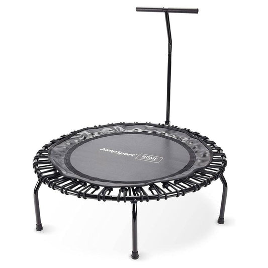 Jumpsport round Home Fitness Indoor Mini Rebounder Trampoline for Adults, Black