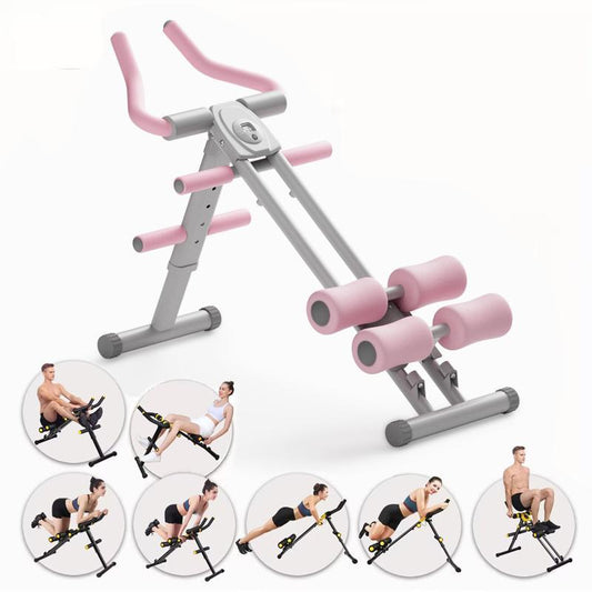 Dealsforyoudays Magic BB 11-In-1 Core Trainer,Ab Trainer Machine, Adjustable Ab Workout Equipment for Abs Exercise at Home Gym,Foldable Abdominal Trainer for Stomach Workout,Core Strength Training