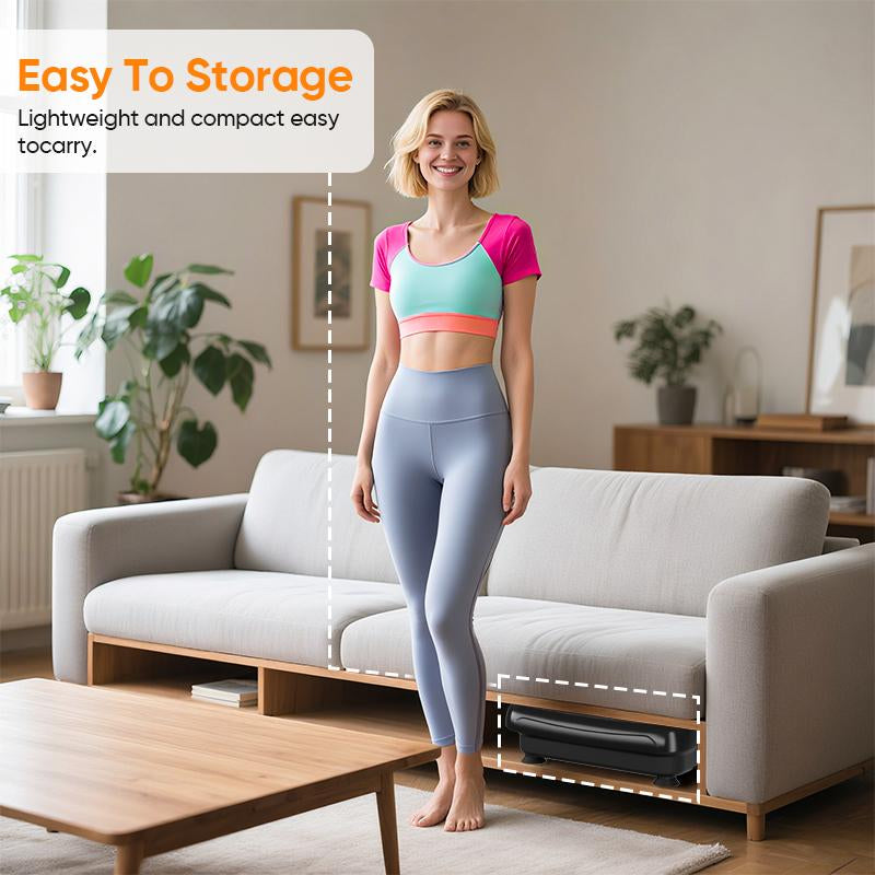 Tisscare Vibration Plate Whole Body Exercise and Pelaxation Machine Lymphatic Detox Device with Smart Screen Low Noise Max Weight 300Lb for Home Exercise Platform