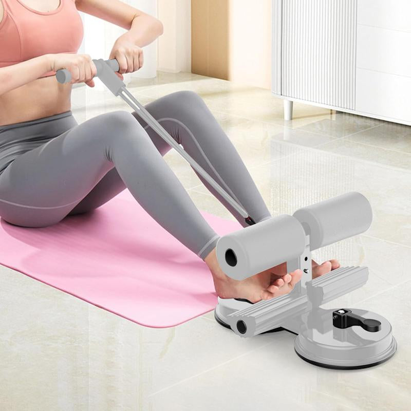 Ab Workout Equipment, Adjustable Sit-Up Machine for Full-Body Workouts and Strength Training at Home, Body-Shaping Fitness Equipment, Foldable Waist Trainer, Beginner-Friendly, Available in Pink/Purple.
