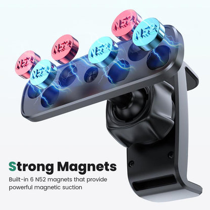 Gym Magnetic Phone Mount 360-Degree Adjustable Holder for Gym Attach to Metal Surface Fitness Equipment Accessories for Home Gym Multi-Purpose Smartphone Cellphone Stand for Kitchen Garage Workbench & More