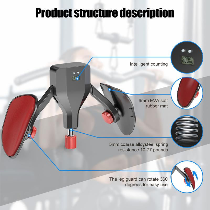 Thigh Master Adjustable Kegel Exerciser Home Gym Fitness Hip Pelvic Floor Trainer for Women Men Inner Thigh Toner Leg Strengthening Machine Muscle Training Device 35KG Black Healthcare Equipment 55Cm²