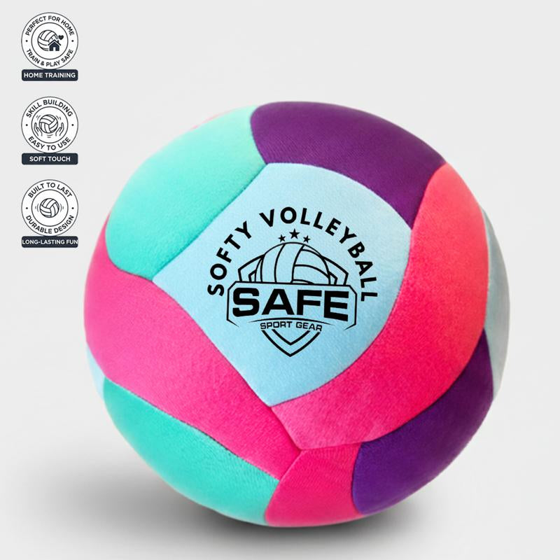 Softy Volleyball - Teal - Super Soft Volleyball Designed for inside Your House