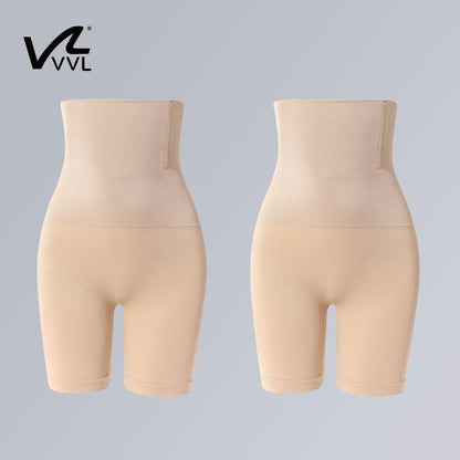 VVL Women'S Seamless Design with Built-In Gusset, High Waist Butt-Lifting Breathable Yoga Shorts Faja Shapewear for Women Shorts