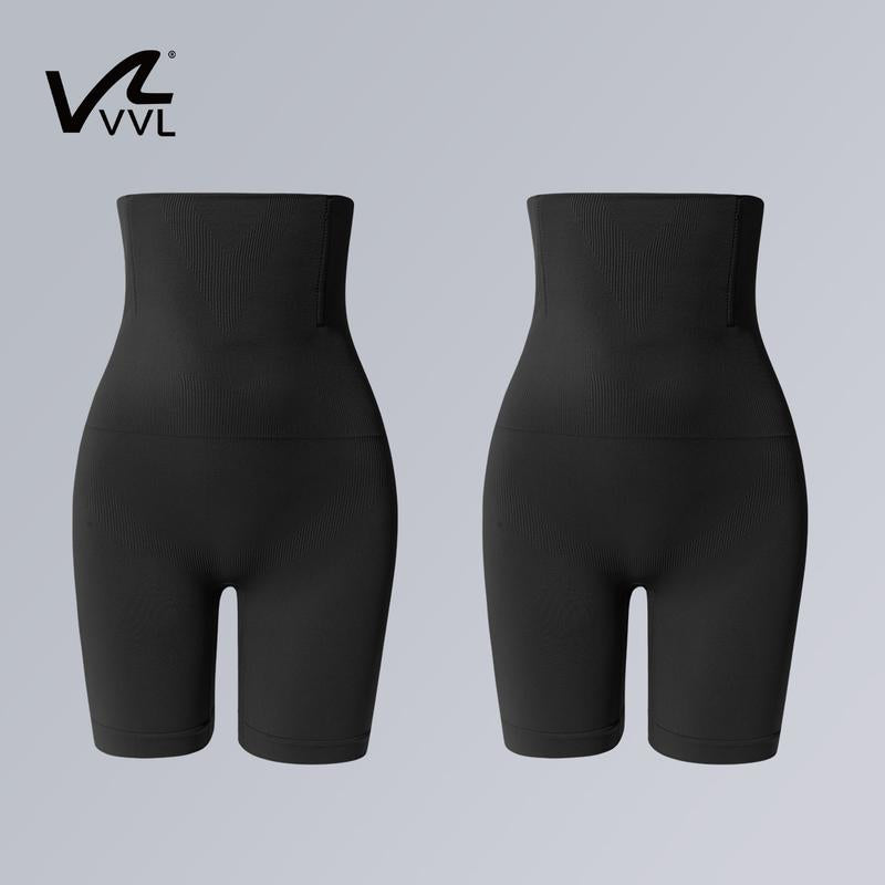 VVL Women'S Seamless Design with Built-In Gusset, High Waist Butt-Lifting Breathable Yoga Shorts Faja Shapewear for Women Shorts