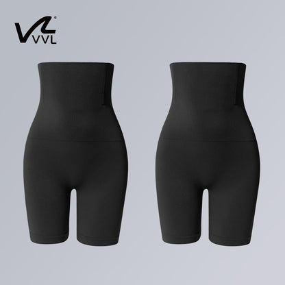 VVL Women'S Seamless Design with Built-In Gusset, High Waist Butt-Lifting Breathable Yoga Shorts Faja Shapewear for Women Shorts