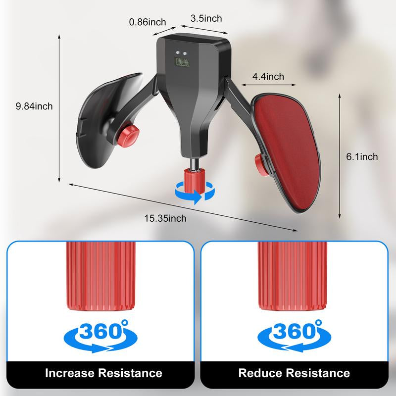 Thigh Master Adjustable Kegel Exerciser Home Gym Fitness Hip Pelvic Floor Trainer for Women Men Inner Thigh Toner Leg Strengthening Machine Muscle Training Device 35KG Black Healthcare Equipment 55Cm²