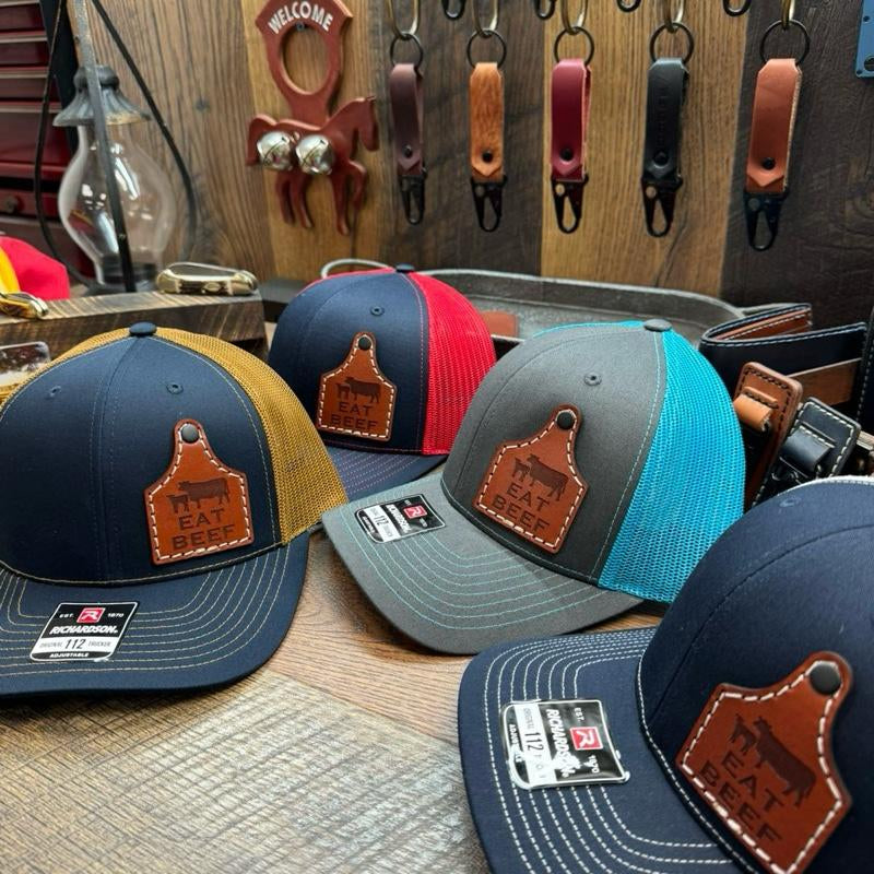 Cow Tag, Ear Tag, Dairy Farm, Cow Farmer, Custom Farm Hat, Farmer, Rancher, Farming, Cattle Hat, Livestock Hat, Gift, His Her, Dad Hat, Trucker Hat, Country Hat, Farmers Hat