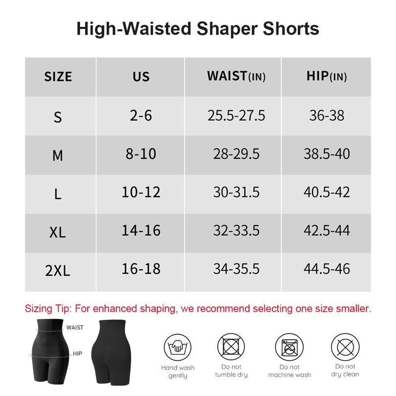 VVL Women'S Seamless Design with Built-In Gusset, High Waist Butt-Lifting Breathable Yoga Shorts Faja Shapewear for Women Shorts